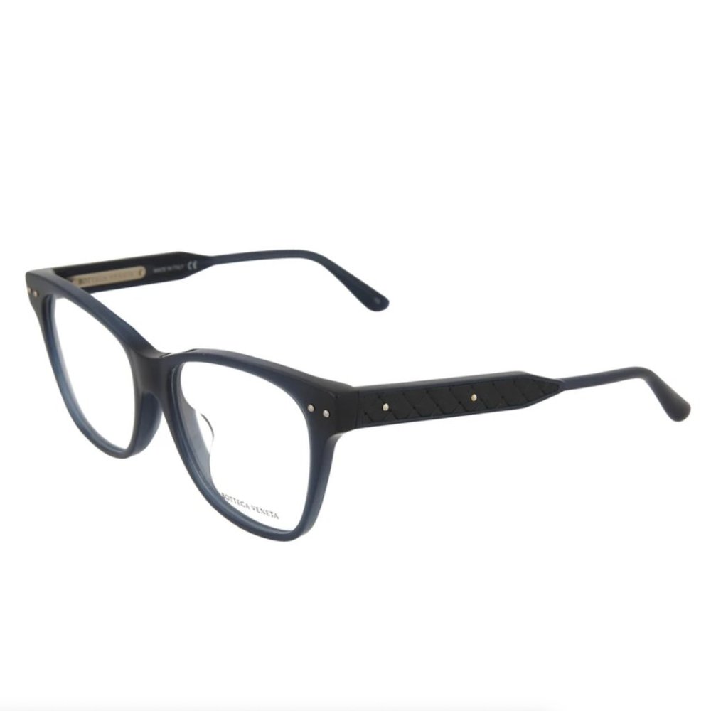 Bottega Veneta Unisex Black and Grey Square Eyeglasses!
